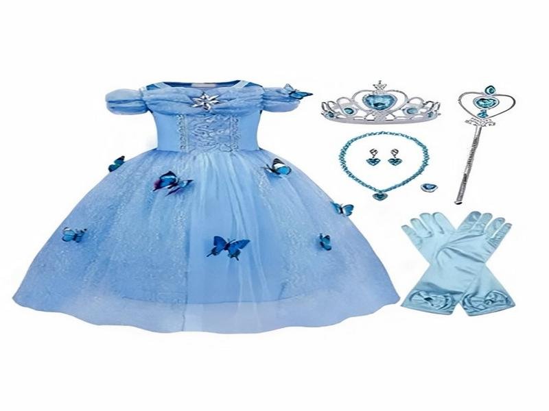 صورة لفستان الأميرات البناتي، عيشي بنتك لحظات سحرية ولا تُنسى!