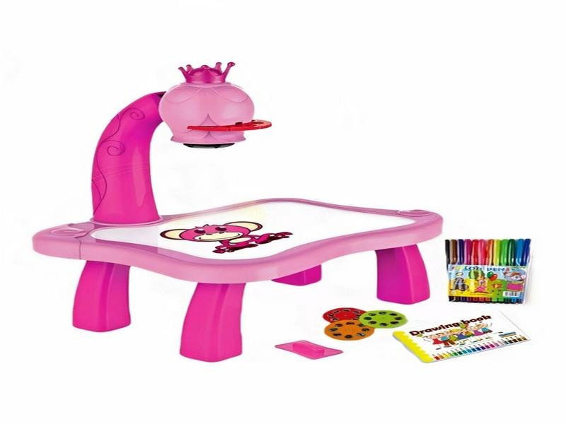 طاولة بروجيكتور مبتكرة لتنمية إبداع طفلك في الرسم والتعلم.