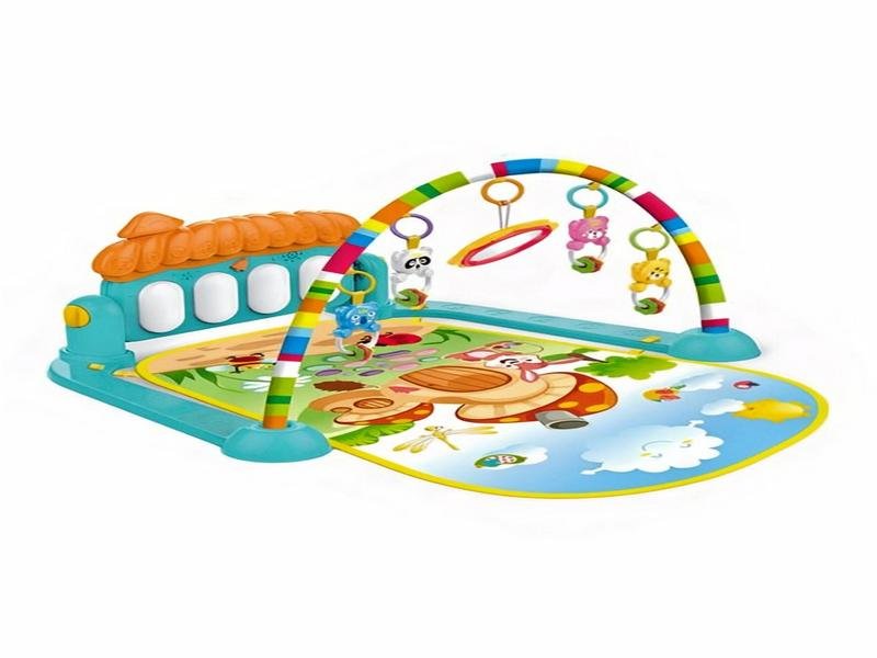 حصيرة لعب أطفال بيانو HUANGER بألوان زاهية لتحفيز نمو طفلك.